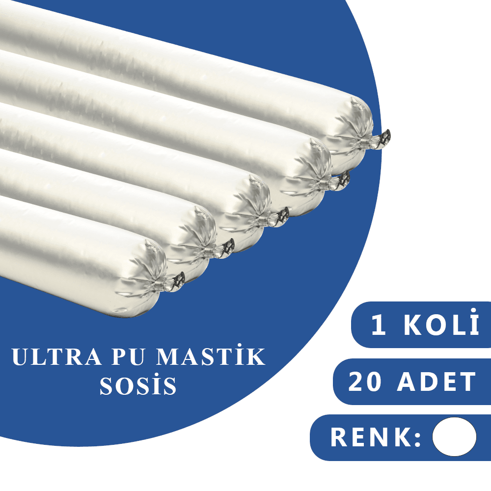 İSTWELD PU ULTRA SOSİS MASTİK BEYAZ  600 ML